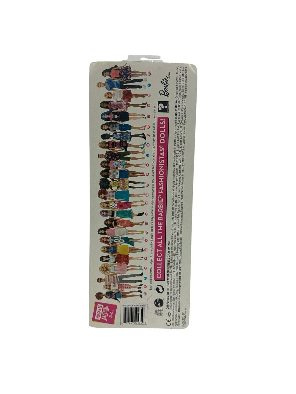 Barbie Fashionistas No13 DGY62 2015